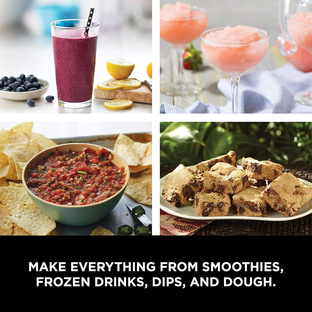 Ninja Mega Kitchen System, 1500W, 72 oz. Full-Size Blender & 8-Cup Food Processor with (2) 16 oz. To-Go Cups, Total Crushing Technology - Smoothies, Ice Crushing, Purees, Dough & More